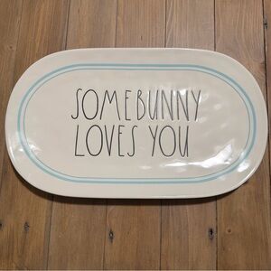 Rae Dunn Somebunny Loves You Platter